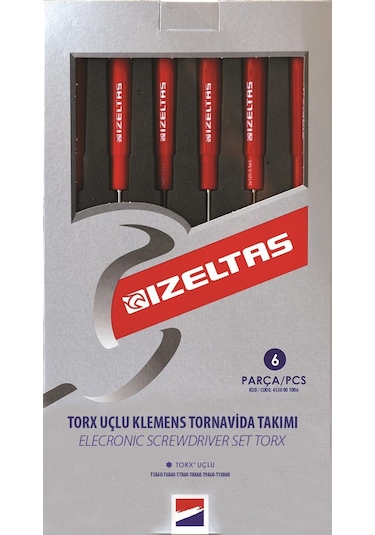 İzeltaş 4530 Klemens Torx Uçlu Tornavida Takımı 6'lı – 4530001006