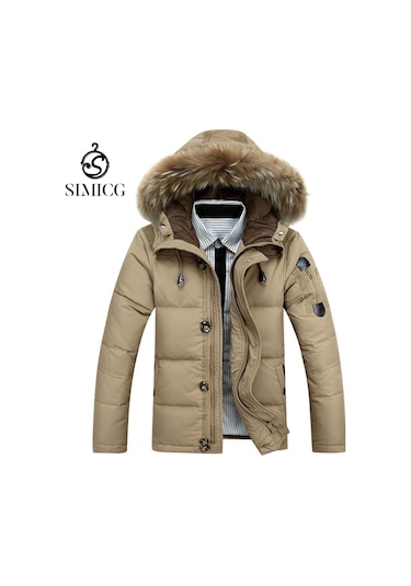 Erkek Kalınlaştırılmış Rüzgarlık Ceket Haki