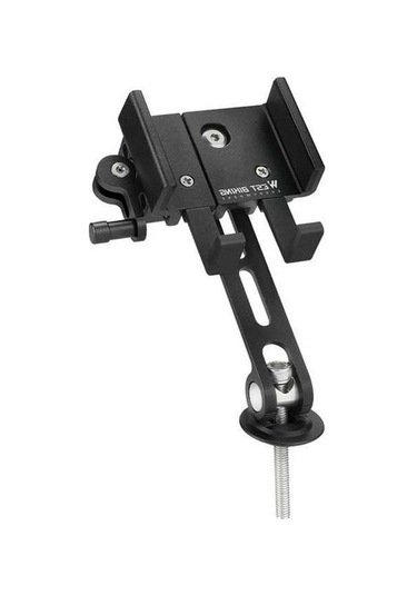 Tongxida Yp0715080 Alüminyum Telefon Tutucu, Siyah, Bisiklet Montajı, Bisiklet Gps Braketi, Uygun Siyah