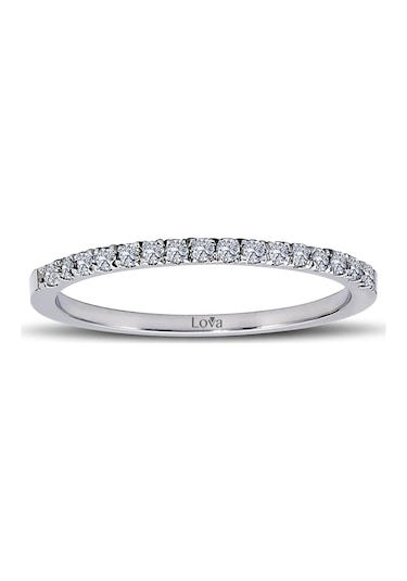 Lova 0,15 Karat Pırlanta Yarımtur Yüzük - 1030147