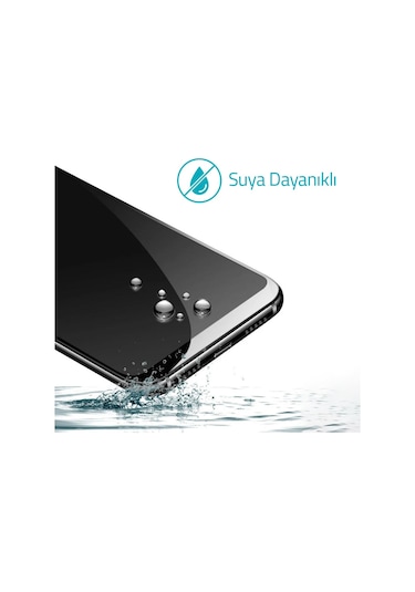 Bufalo Realme C15 Ekran Koruyucu 5D Temperli Cam Siyah