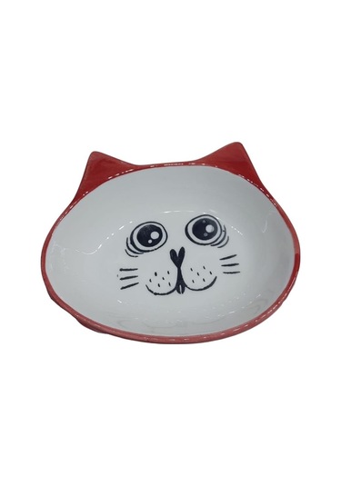 Bio Pet Active Seramik Kedi Mama Kabı 12-15-3,5cm No:6