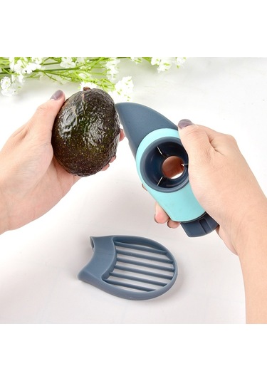 Cbtx Avokado Kesici Çok Fonksiyonlu Meyve Kesme Çukur Açma Cihazı Dilimleyici Tart Soyucu Ayırıcı