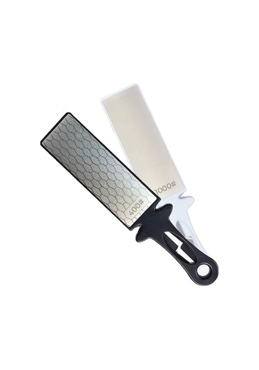 Novahub 5-ın-1 Elmas Bileme Plakası Bıçak Ve Makas Bileyici Seramik Bıçak Bileyici Çubuk Çift Taraflı 400/1000 Grit Petek Yüzey Dış Mekan