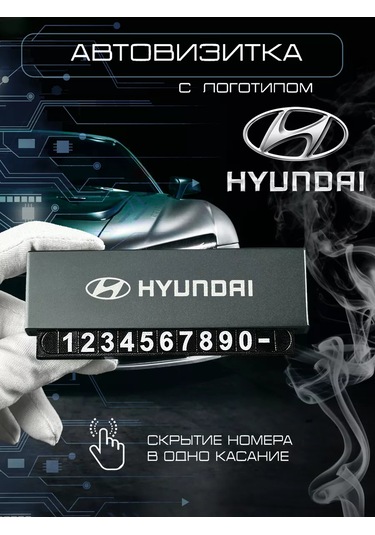 Hyundai Hyundai Araba İçin Numara Kartı 252965801