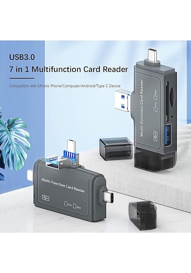 Multi Otg Usb Ligtning İphone - İpad Uyumlu Ve Type-c Girişli Kar