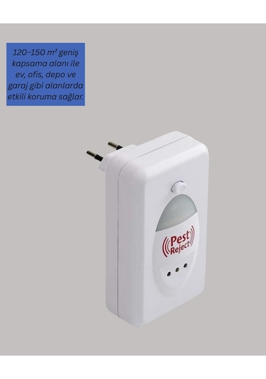 Geniş Alan Kapasiteli Sessiz Enerji Tasarruflu Haşere Kovucu