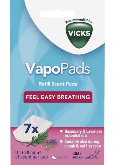 Vicks Vbr7 Vapopads Biberiye & Lavanta Aromalı Koku Tableti