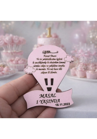 Doğum Günü Nişan Söz Sünnet Düğün İçin Magnet No 26 Renkli