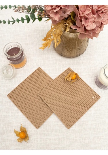 Arrıchi Sıcak Yemekler İçin Mutfak Silikon Standı 215928630 Bej