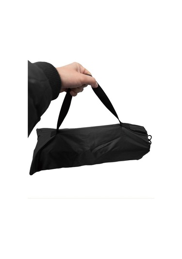 Siyah Açık Katlanır Sandalye Taşınabilir Ultra Hafif Katlanır Tabure Balıkçılık Kamp Sandalyesi Siyah