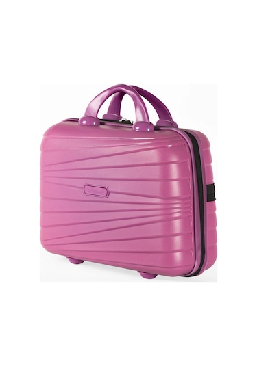 Lüks Mor Makyaj Çantası Darbelere Karşı Yüksek Koruma, Yerli Üretim