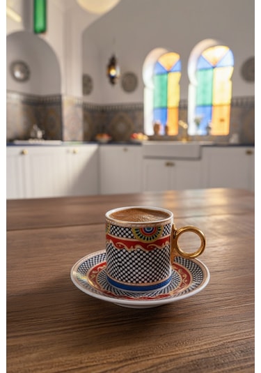 Vietri 6 Kişilik Kahve Fincanı Takımı - 90 ML