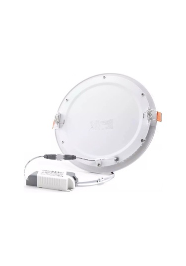 Alles 24w Beyaz 6500k Sıva Altı Yuvarlak Led Panel Beyaz