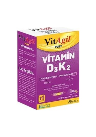 Allergo VitAgil D3 K2 Sprey 20 ML