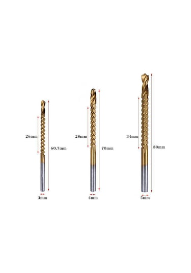 Mufunye Yüksek Hız Çelikli Kobalt Matkap Ucu Seti - Ahşap, Metal Ve Seramik Delme İçin Dayanıklı Ve Keskin