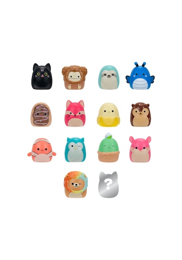 Squish-a-longs 14 Figür + Yüzük Set Seri 1 Al0029