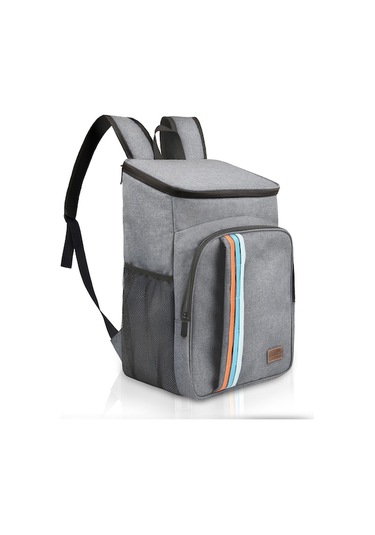 Doğal Ve Dayanıklı Soğutucu Sırt Çantası - 24l Büyük Kapasite, Pvc Astarlı, Taşınabilir Ve Konforlu Göl Mavisi Mavi