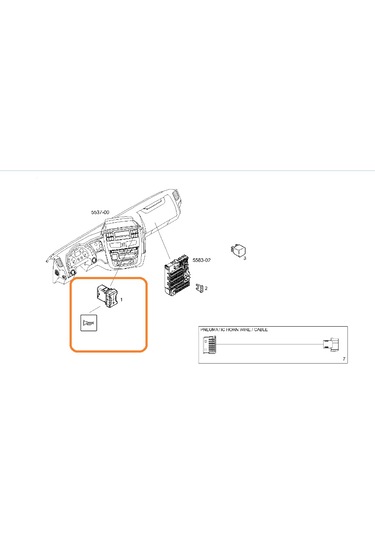 Iveco-s Way-düğme, Korna S-way 2024