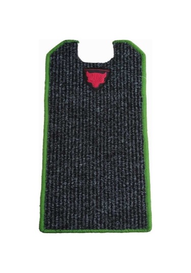 Elektrikli Scooter Aksesuar Koruyucu Paspas Onvo Rx-6 Rx-6 Rx6 Uyumlu Haki Kenar Kırmızı Kurt Amblemli Siyah