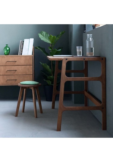 Woodesk Ceres Ahşap Çalışma Masası 125x60 Tik Renk Cpt4632-125 Teak