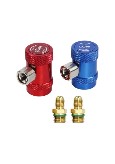 Sones Araba Ac R1234yf Klima Flor 90 Derece Hızlı Bağlantılar