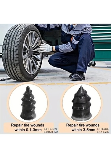 Fastbuy Turcoshop11 10'lu Karışık Sentetik Lastik Çivileri, Araba-motosiklet-bisiklet İçin