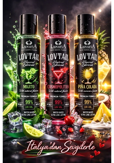 Luxuria Lovtail Kokteyl Keyfi Aromalı Kayganlaştırıcı Jel Seti