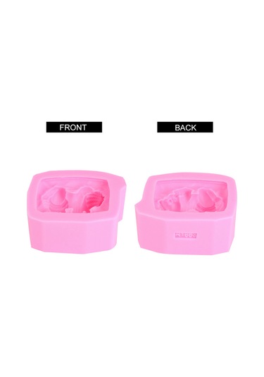 Vkemall Bebek Figürlü Silikon Kalıp - Gıda Safe, Kek Dekorasyonu Ve Sabun Yapımı İçin Dıy Araç Çok Renkli