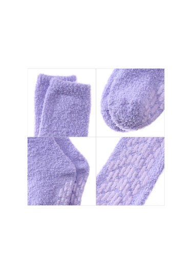 Ximistore9 Yumuşak Yünlü Ev Çorapları 5'li Set - Dizaynlı Kaymazsız Tabanlı Yoga Ve Gündelik Isınma Diğer