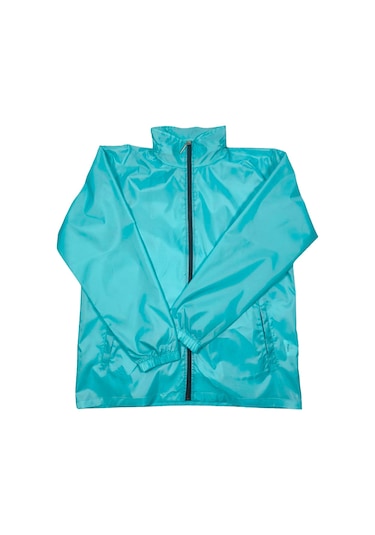 Fuba Turkuaz Astarsız Yağmurluk Turkuaz