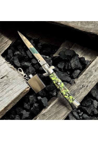 Taşkafa Kurukafa Ramiz Dayı Çakı Set Yeşil