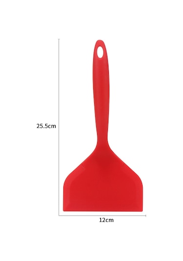 Turuncu Silikon Spatula Pişirme Gereçleri Sığır Eti Yumurta Mutfak Kazıyıcı Geniş Pizza Pişirme Araçları Kürek Yapışmaz Spatula Mutfak