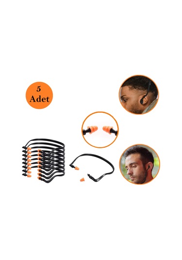 Venoa Vsf400 Ses Ve Gürültü Önleyici Kulak Tıkacı Taç Tipi 5 Adet