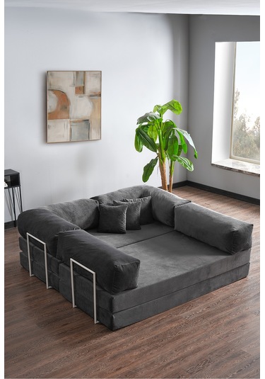 Legom Petek Aktivite Koltuğu Yatak Olabilen Çok Amaçlı Kanepe L Koltuk Antrasit Antrasit