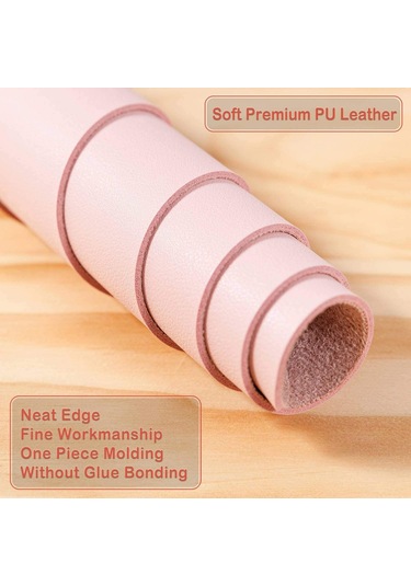 Masa Pedi Büyük 90 X 30 Cm Dobaojıa Genişletilmiş Mouse Pad Büyük Mouse Pad Xl Masa Blotter Yazma Pedi Taşınabilir Bilgisayar/ofis/ev İçin Pu Deri Yan Su