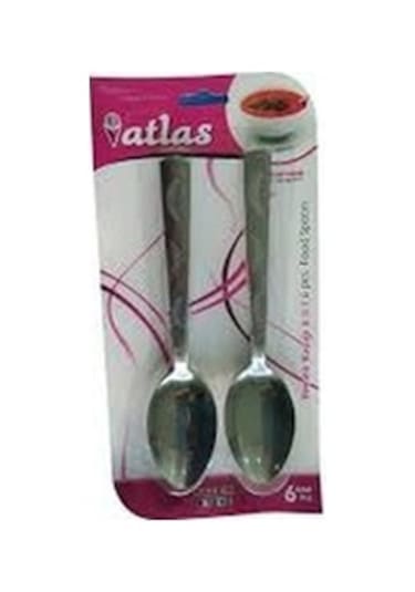 6 Parça Metal Yemek Kaşık 5131 Düz