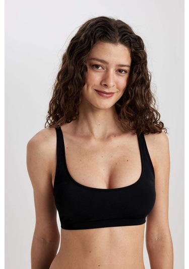 DeFacto Regular Fit Bikini Üstü-Fall in Love T5226AZ24SMBK81