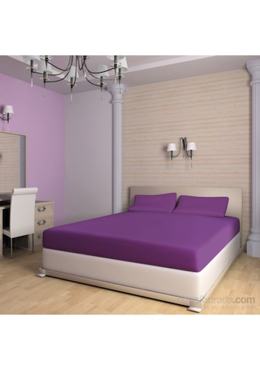 Tevalli Fitty Tek Kişilik Çarşaf Takımı-Mor