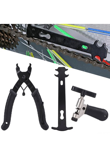 Teltree Bisiklet Zinciri Tamir Seti: Çıkarma Ve Kurulum Aracı - Paslanmaz Çelik, 7-10 Vites Zincirlerine Uygun Diğer
