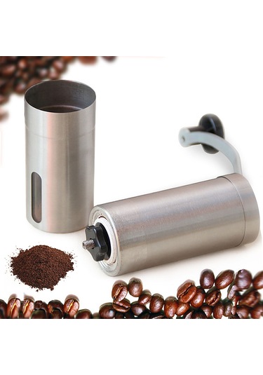 Gajeena El İle Çekirdek Değirmeni, Ev Kullanıma Uygun, Paslanmaz Çelik, 30g Kapasite, Ayarı Özelliği, Kahve/baharat/bitki İçin