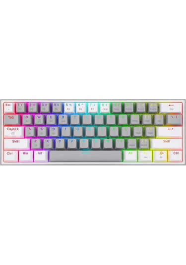 Redragon K616 Fizz Pro%60 3 Mod Kablolu, 2.4 Ghz Kablosuz, Blueto