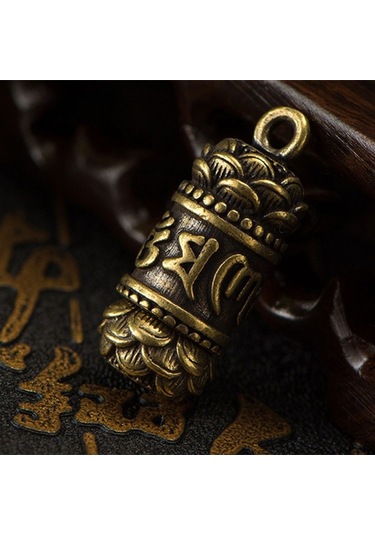 Erkek Silindirik Kutu Açılabilir Anıt Hatıra Anahtarlık Budist Kolye Seyahat Hap Kutusu İlaç Hap Kutusu Kolye Kolye 2,