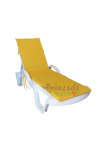 Mirzademarket Şezlong Minderi Standart Su Geçirmez Malzeme-Sarı