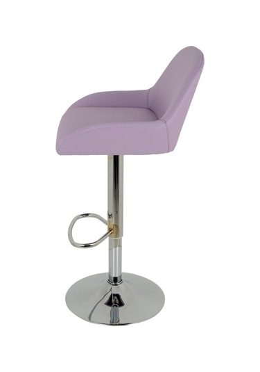 Bürocci Texas Bar Taburesi - Lila Deri - 9506S0114 Çok Renkli