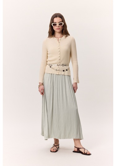 Crush Saten Etek Su Yeşili Su Yeşili