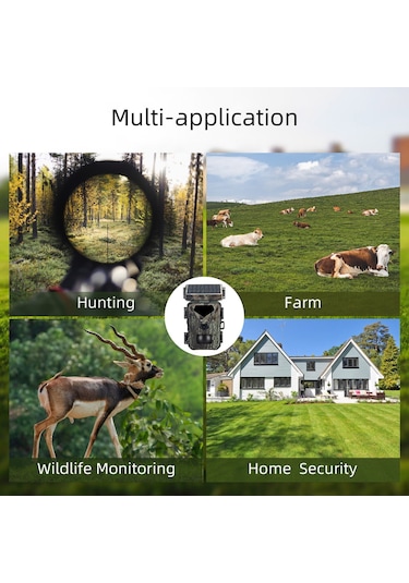 Hallow-20mp/1080p Avcılık Kamera 0.3s Tetik Hızı Gece Görüş Kamuflaj