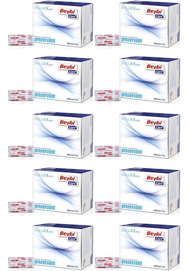 Beybi Care Latex Klasik Prezervatif 100'lü x 10