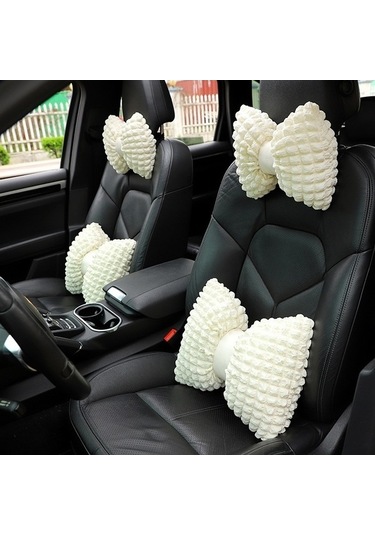 Wondernest Oto Koltuğu Nefes Alabilen Rahat Puf Yastık Döşemesi, Kafalık Bej Renk