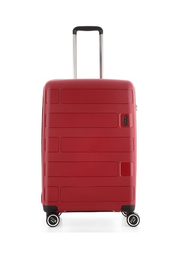 Ççs 5236 Polipropilen Büyük Boy Valiz Beyaz-bej